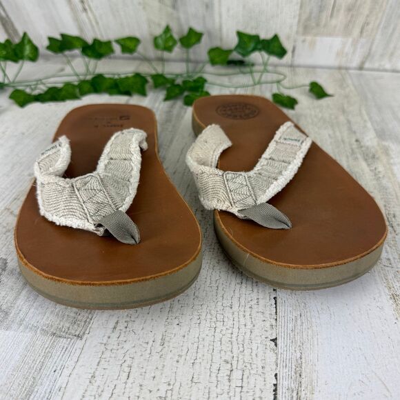 Sanuk Happy Placer Soft Top Surfrider size 12 men’s - Picture 3 of 8